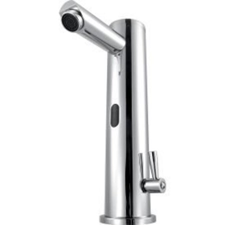 GLOBAL EQUIPMENT Global Industrial„¢ Deck Mounted Sensor Faucet With Mixing Valve, 2.2 GPM, Chrome 6705